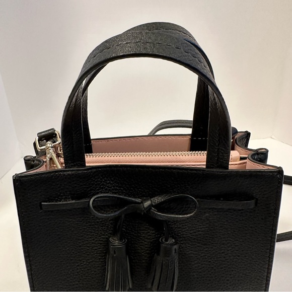 Black Kate Spade Hayes Mini Satchel Black Purse - Picture 5 of 17